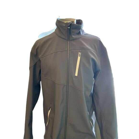 Spyder Mens Jacket Size XL/TG Gray Outdoors Hiking Casual Street Core Athletic - Picture 2 of 16